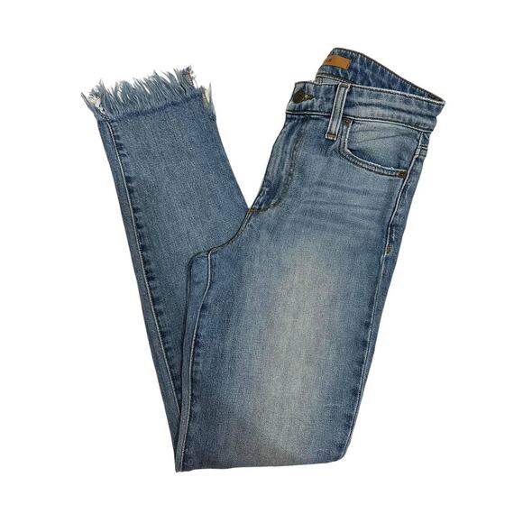 JOE'S Jeans The Charlie High Rise Crop Skinny Jeans Blue‎ Light Wash W 25 - Picture 2 of 7